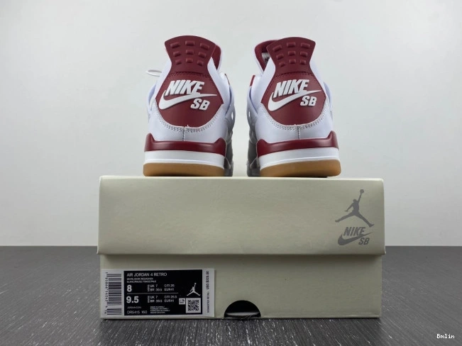 Bmlin shoes Retro Pine Red SB 4 Jordan DR5415-160 0630
